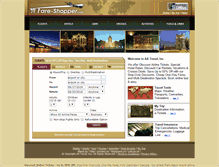 Tablet Screenshot of fare-shopper.com